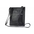 Classic leather shoulder bag. 61 BL-0-1BG_NIC