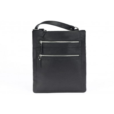 Classic leather shoulder bag. 61 EL-4-1BG_NIC