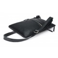 Classic leather shoulder bag. 61 EL-4-1BG_NIC