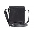 Classic leather shoulder bag. 64 BL-0-1BG