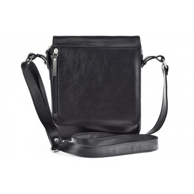 Classic leather shoulder bag. 64 BL-0-1BG