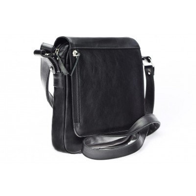 Classic leather shoulder bag. 64 BL-0-1BG