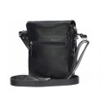 Classic leather shoulder bag. 64 BL-0-1BG