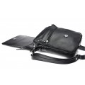 Classic leather shoulder bag. 64 BL-0-1BG
