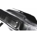 Classic leather shoulder bag. 651 BL-0-1BG