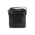 Classic leather shoulder bag. 651 BL-0-1BG