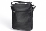   Classic leather shoulder bag. 651 BL-0-1BG