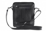   Classic leather shoulder bag. 651 BL-0-1BG