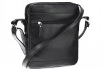   Classic leather shoulder bag. 651 BL-0-1BG