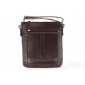 Classic leather shoulder bag. 651 BL-0-2BG