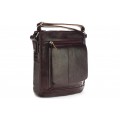 Classic leather shoulder bag. 651 BL-0-2BG