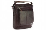   Classic leather shoulder bag. 651 BL-0-2BG