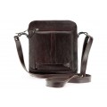 Classic leather shoulder bag. 651 BL-0-2BG