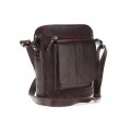 Classic leather shoulder bag. 651 BL-0-2BG