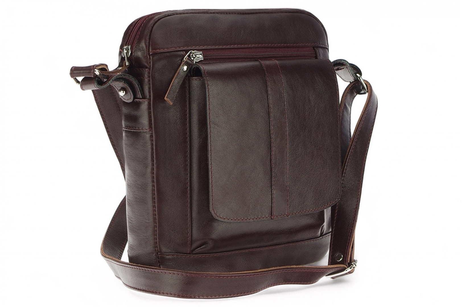   Classic leather shoulder bag. 651 BL-0-2BG