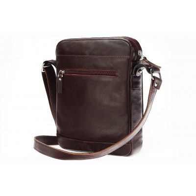 Classic leather shoulder bag. 651 BL-0-2BG