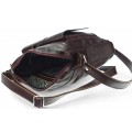 Classic leather shoulder bag. 651 BL-0-2BG
