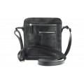 Classic leather shoulder bag. 65 BL-0-1BG_nic
