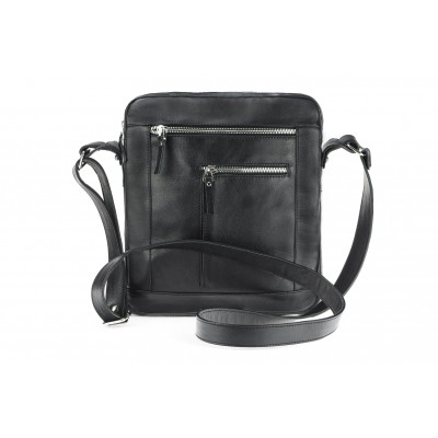 Classic leather shoulder bag. 65 BL-0-1BG_nic