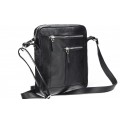 Classic leather shoulder bag. 65 BL-0-1BG_nic