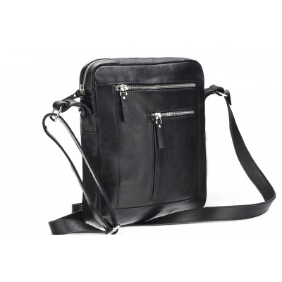 Classic leather shoulder bag. 65 BL-0-1BG_nic