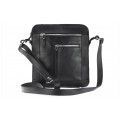 Classic leather shoulder bag. 65 BL-0-1BG_nic