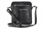 Classic leather shoulder bag. 65 BL-0-1BG_nic