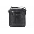Classic leather shoulder bag. 65 BL-0-1BG_nic