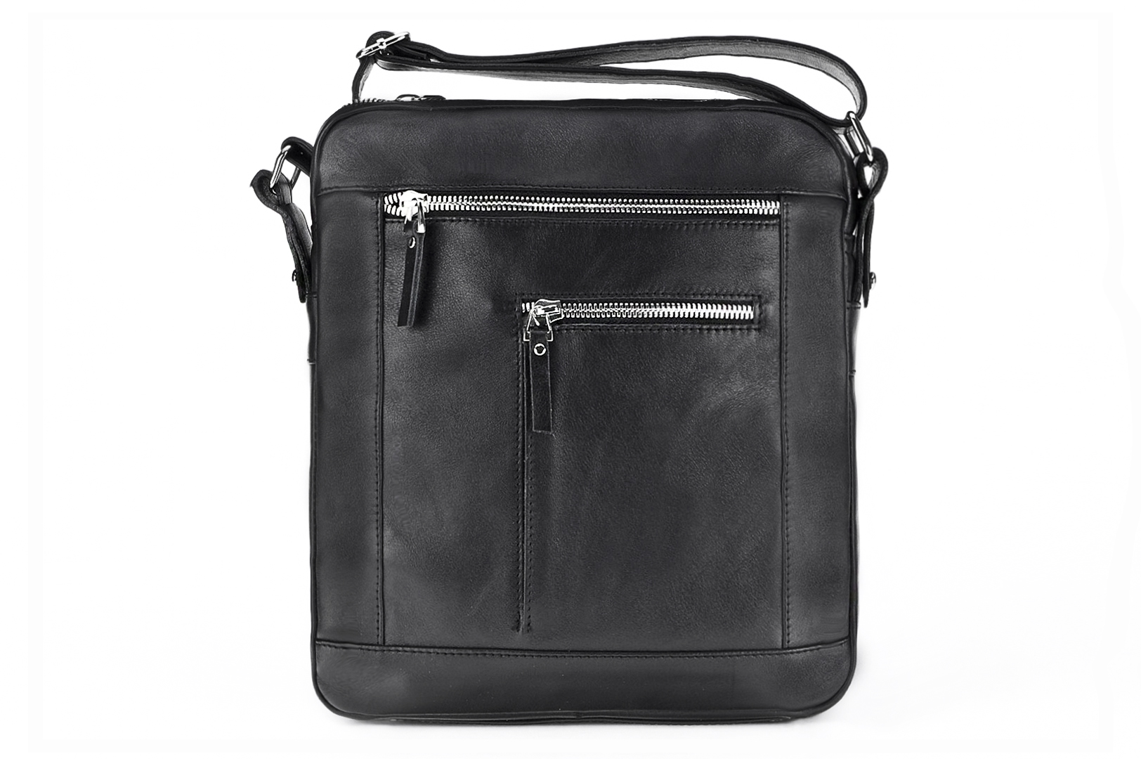 Classic leather shoulder bag. 65 BL-0-1BG_nic