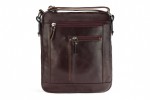 Classic leather shoulder bag. 65 BL-0-2BG