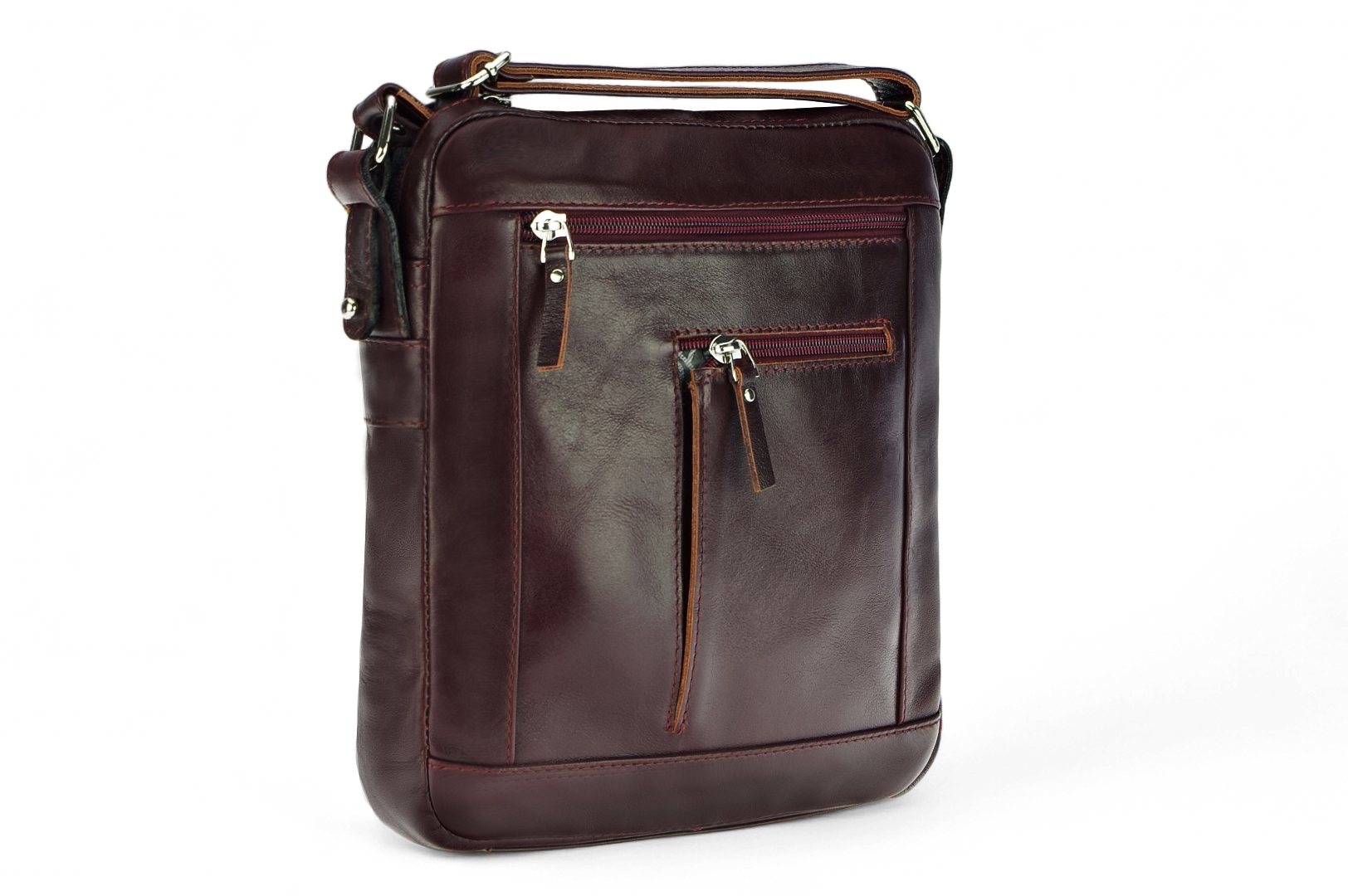 Classic leather shoulder bag. 65 BL-0-2BG