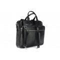 Leather briefcase bag A4 701 BL-0-1BR_NIC