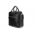 Leather briefcase bag A4 701 BL-0-1BR_NIC