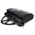 Leather briefcase bag A4 703 BL-0-1BR_NIC