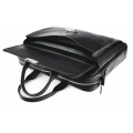Leather briefcase bag A4 703 BL-0-1BR_NIC