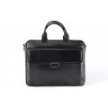 Leather briefcase bag A4 703 BL-0-1BR_NIC