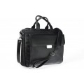 Leather briefcase bag A4 703 BL-0-1BR_NIC