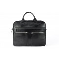 Leather briefcase bag A4 704 BL-0-1BR_NIC