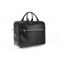 Leather briefcase bag A4 704 BL-0-1BR_NIC