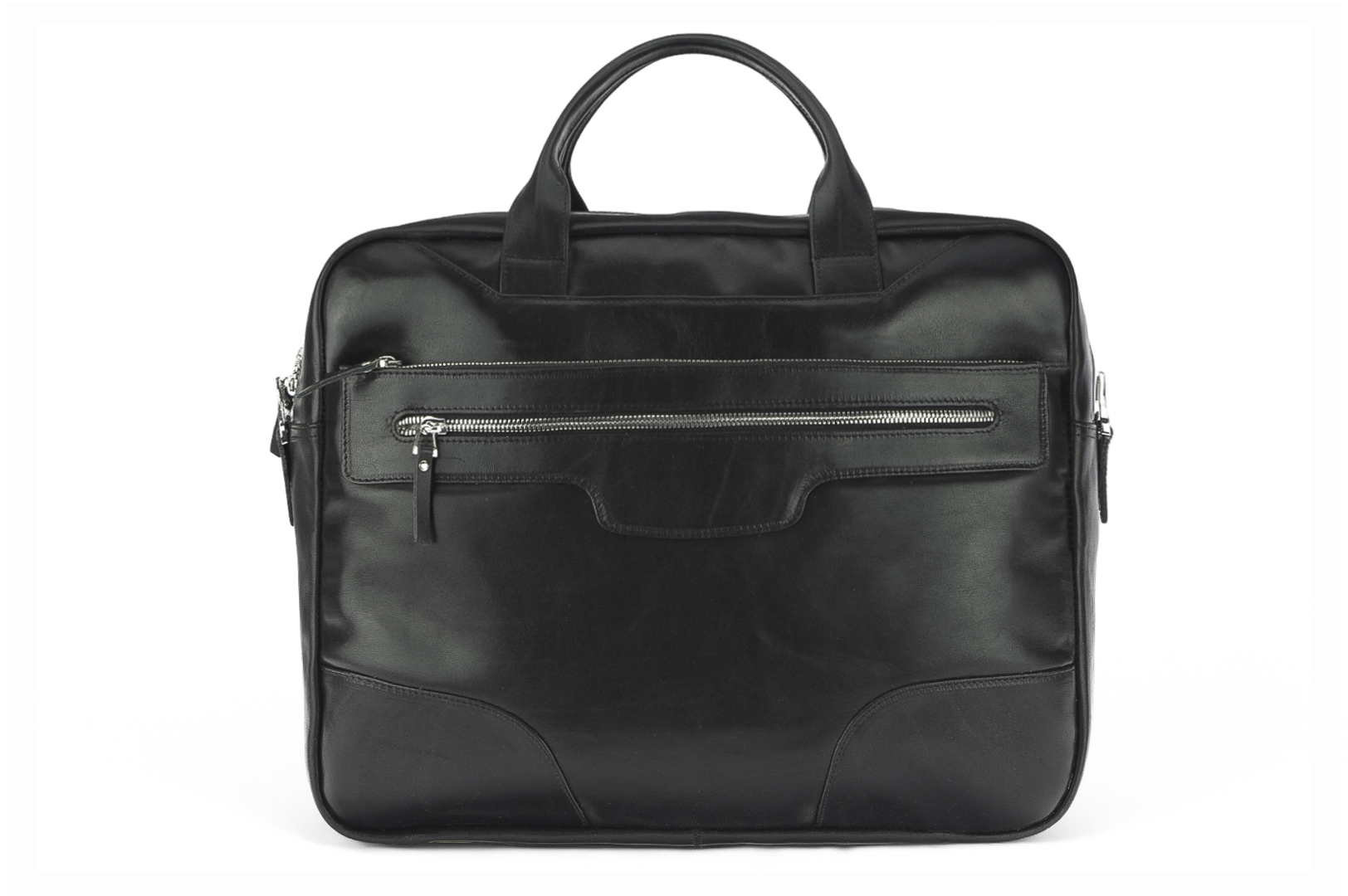 A4 Leather Portfolio-Bag  705 BL-0-1BR_NIC