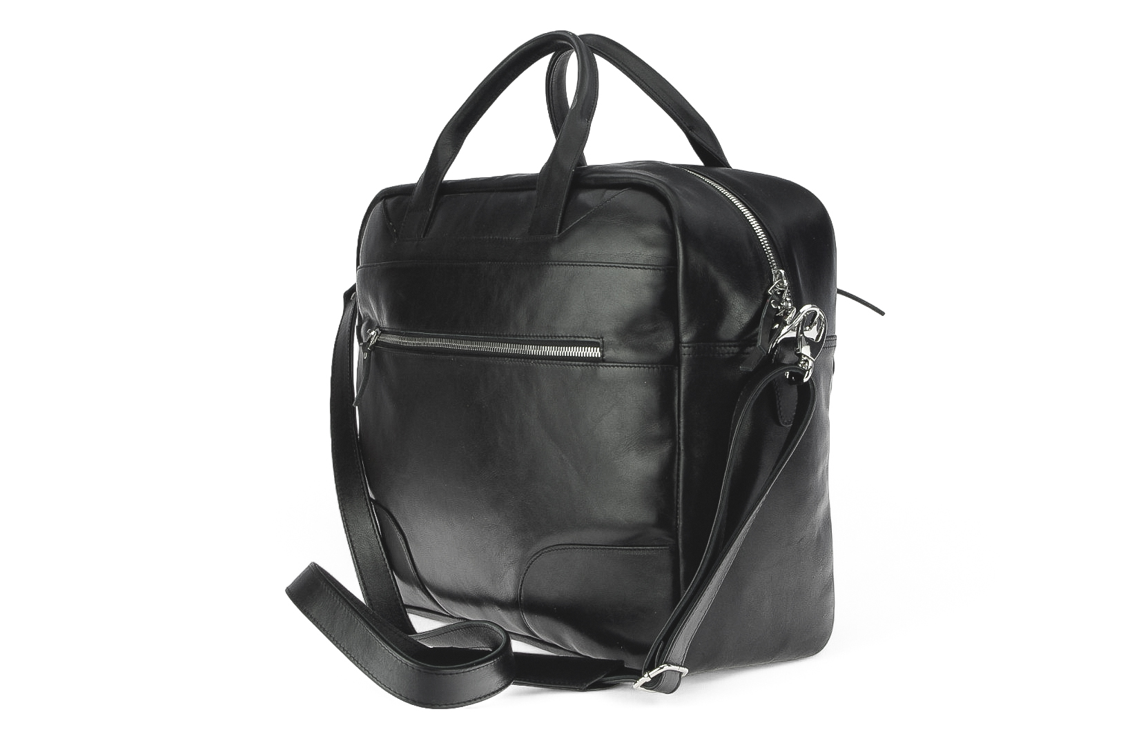 A4 Leather Portfolio-Bag  705 BL-0-1BR_NIC