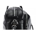Leather briefcase bag A4 706 BL-0-1BR_NIC