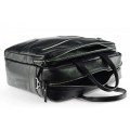 Leather briefcase bag A4 706 BL-0-1BR_NIC