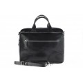 Leather briefcase bag A4 706 BL-0-1BR_NIC