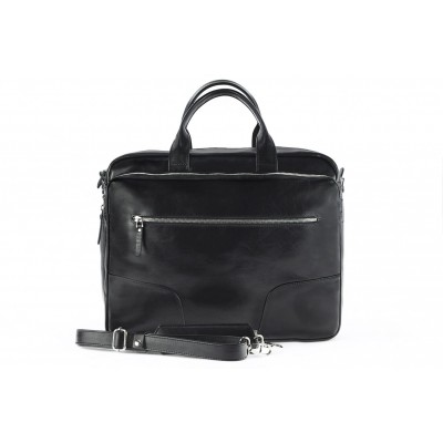 Leather briefcase bag A4 706 BL-0-1BR_NIC