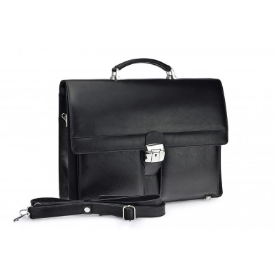 Leather briefcase Model 78 BL-0-1BR