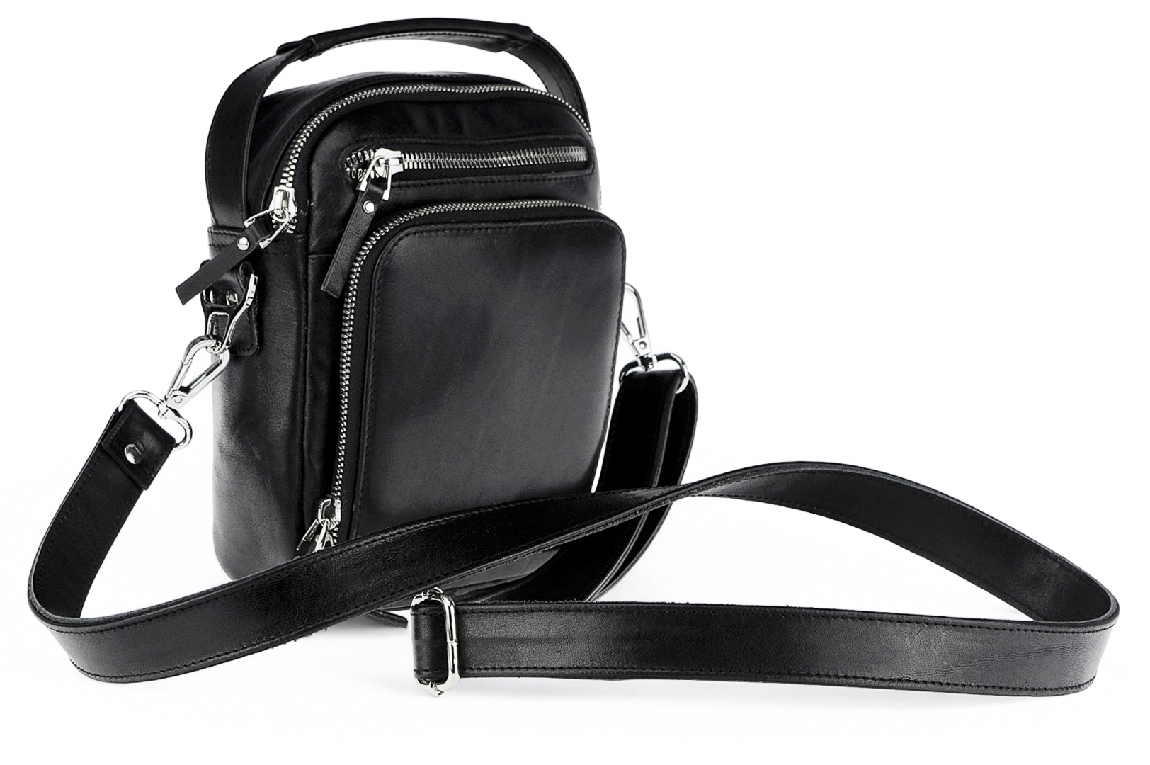   Classic leather shoulder bag. 80 BL-0-1BG_NIC