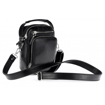Classic leather shoulder bag. 80 BL-0-1BG_NIC