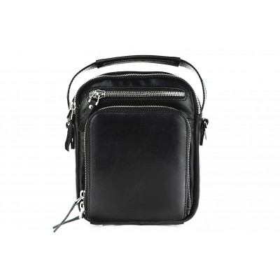 Classic leather shoulder bag. 80 BL-0-1BG_NIC