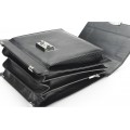 Leather satchel Model 8 BL-0-1BG